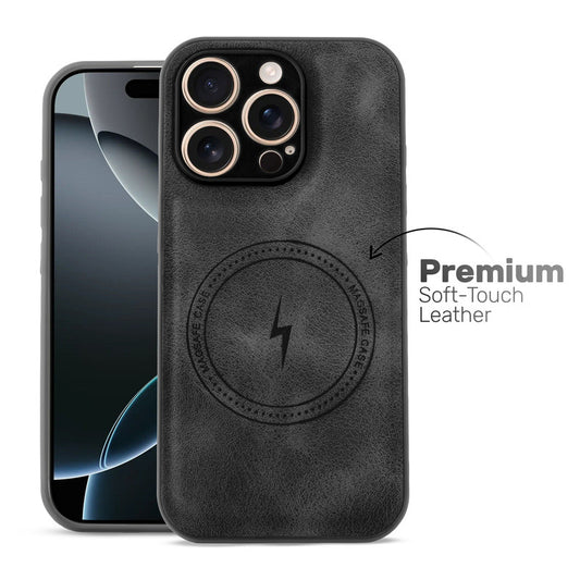 Refined PU Leather Case for Apple iphone 16 Pro Max