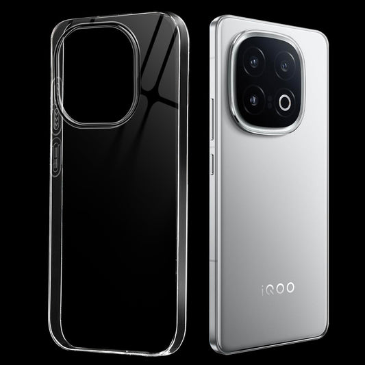 Crystal Shield Hard Case with Anti-Yellowing and Colorful Camera Guard for iQOO 13 5G