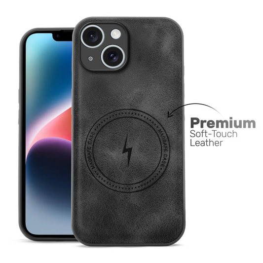 Refined PU Leather Case for Apple iPhone 14