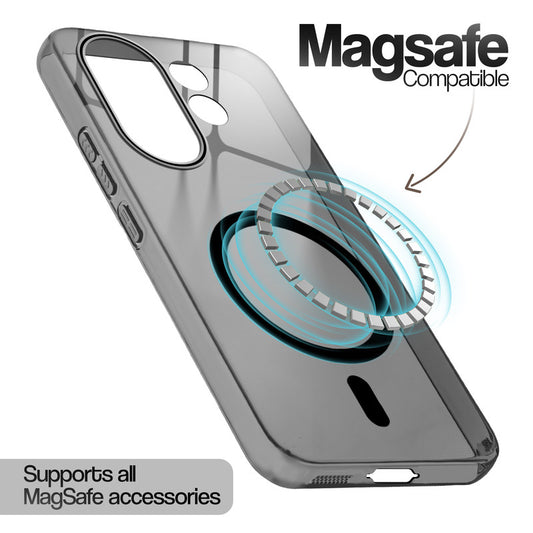 Glossy Hard Wireless Charging Support Case Vivo X200 FE 5G