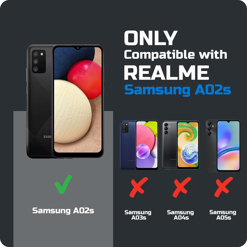 Premium Acrylic Transparent Back Cover for Samsung A02s