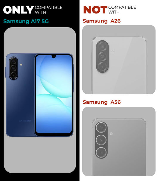 Elegant Colorful Frosted Matte Back With MagSafe Support Back Case For Samsung A17 5G