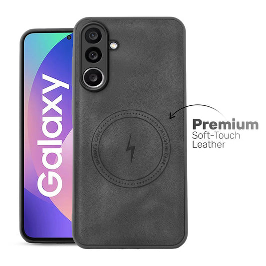 Refined PU Leather Case for Samsung F56 5G