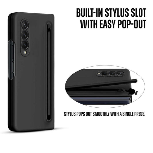 Handy Cover for Samsung Z Fold 3 with Integrated Pen Holder and Screen Friendly Stylus Pen