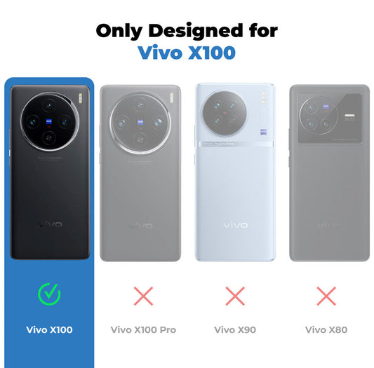New Elegant Frosted Matte Slim Back With MagSafe Support Back Case For Vivo X100 5G