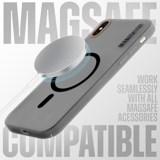 Colorful Frosted Matte MagSafe For Apple iPhone XS Max