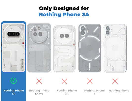 Sleek Frosted Matte Hard Case with MagSafe Support For Nothing Phone 3A 5G