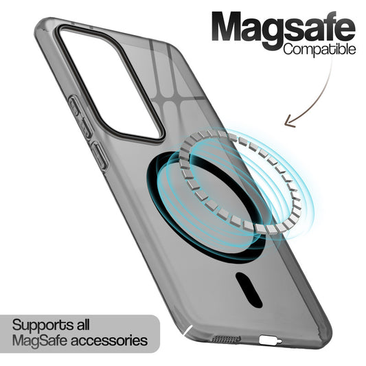 Glossy Hard Wireless Charging Support Case Vivo V30 5G