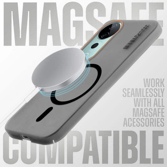 Colorful Frosted Matte MagSafe For Vivo T3 Ultra 5G