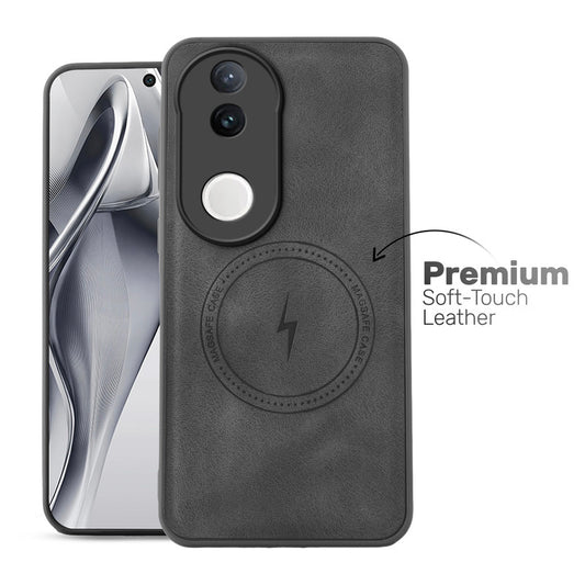 Refined PU Leather Case for Vivo V50e 5G