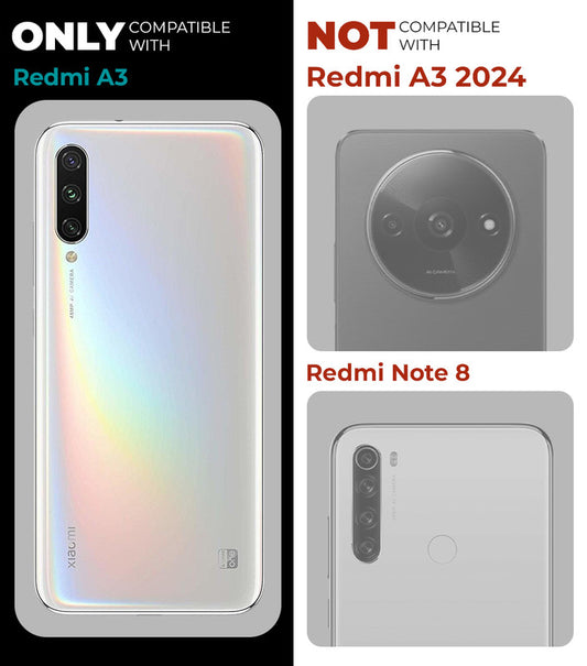 Premium Acrylic Transparent Back Cover for RedmI A3