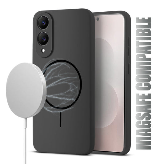 MagSafe Compatible Liquid Silicone Case For Samsung S25 Edge 5G