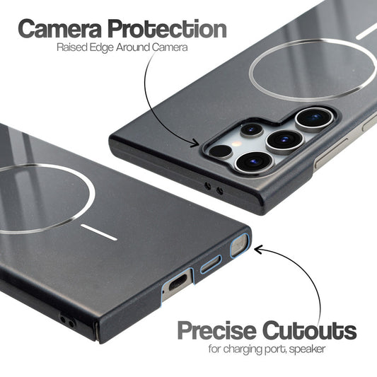 Samsung S24 Ultra 5G Polished Titanium Hard Case
