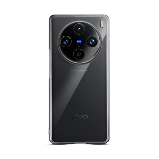 Crystal Clear Premium Shiny Edges Hard Back Case For Vivo X100 Pro 5G