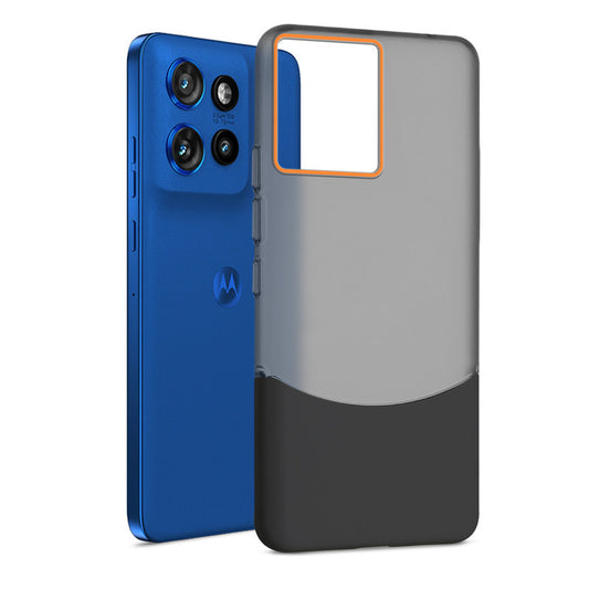 Frosted Hard Back Case For Motorola Moto Edge 50 Neo 5G with 2-Cut Interlocking System