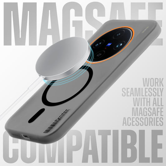 Colorful Frosted Matte MagSafe For Vivo X100 Pro 5G