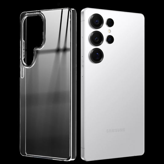 Crystal Shield Hard Case with Anti-Yellowing and Colorful Camera Guard for Samsung S23 Ultra 5G