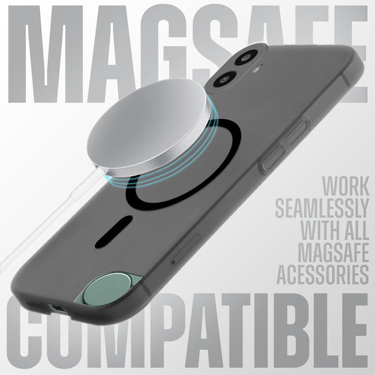 Sleek Frosted Matte Hard Back With MagSafe Compatible Back Case for CMF By Nothing Phone 1
