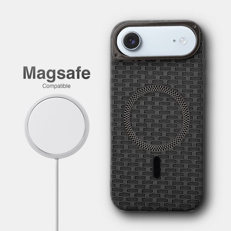 Rugged Silicone Grip Mobile Back Cover Case For Apple iPhone 17 Air With Wireless Charging Support Support