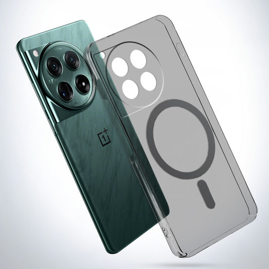 Crystal Clear Hard Back Anti-Yellowing with MagSafe Compatibility Phone Case For OnePlus 12 5G