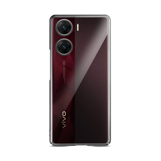 Crystal Clear Premium Shiny colorful Edges Hard Back Case For Vivo V29e 5G