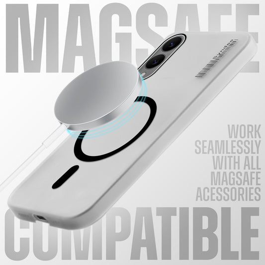 New Sleek Matte MagSafe Case For Samsung S25 Edge 5G