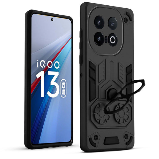 Heavy Duty Shockproof Case with Reinforced Corners for iQOO 13 5G , Soft Cushioning & Camera Protection