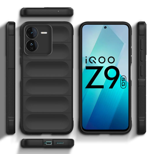 Premium Liquid Silicone Comfort Grip Case for iQOO Z9 5G with Soft Touch Matte TPU