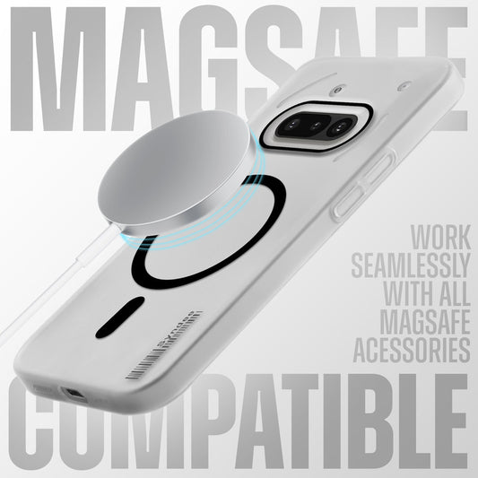 New Elegant Frosted Matte Slim Back With MagSafe Support Back Case For Nothing Phone 3A 5G