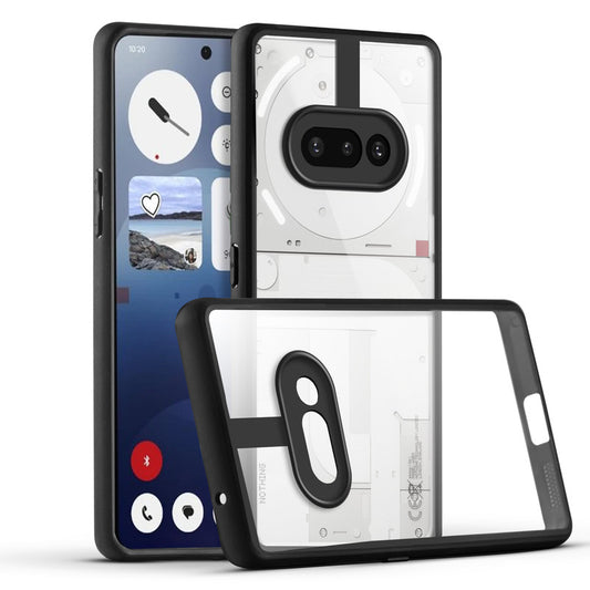 Premium Silicon Coloured Soft Framed Case with Clear Back Cover For Nothing Phone 3A 5G