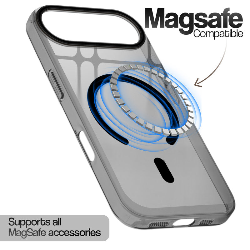 Anti-Yellow Colored Camera Line Case Support Wireless Charging Back Cover For Apple iPhone 17 Air