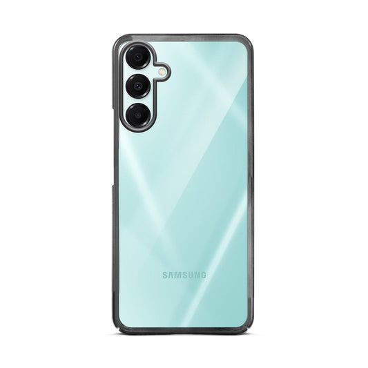 Crystal Clear Transparent Premium Shiny colorful Edges Hard Back Case For Samsung A16 5G