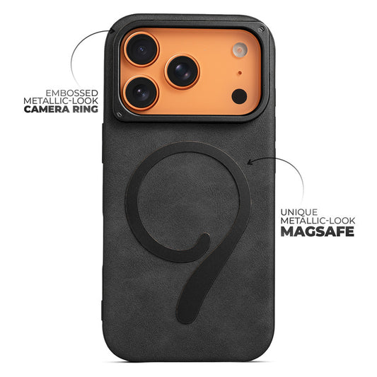 Prime Leather Wireless Charging Compatible Case for Apple iphone 17 Pro Max