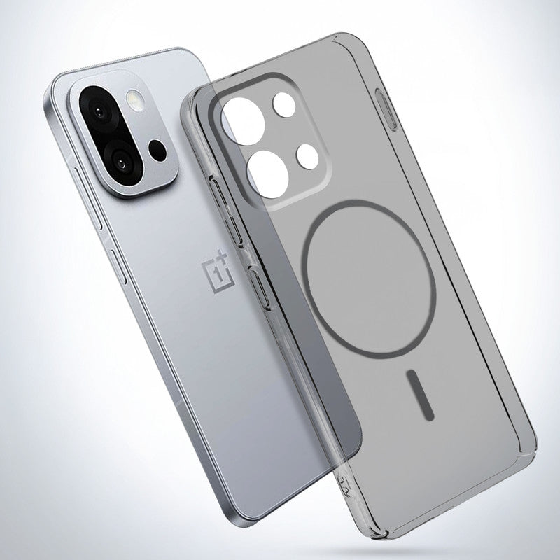 Colored Transparent Anti-Yellowing Magnetic Accessory Support Case For OnePlus 13S 5G