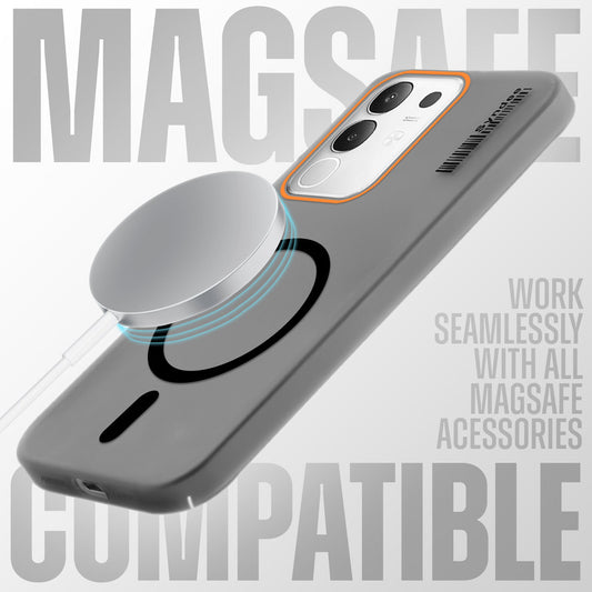 Colorful Frosted Matte MagSafe For Vivo T4X 5G