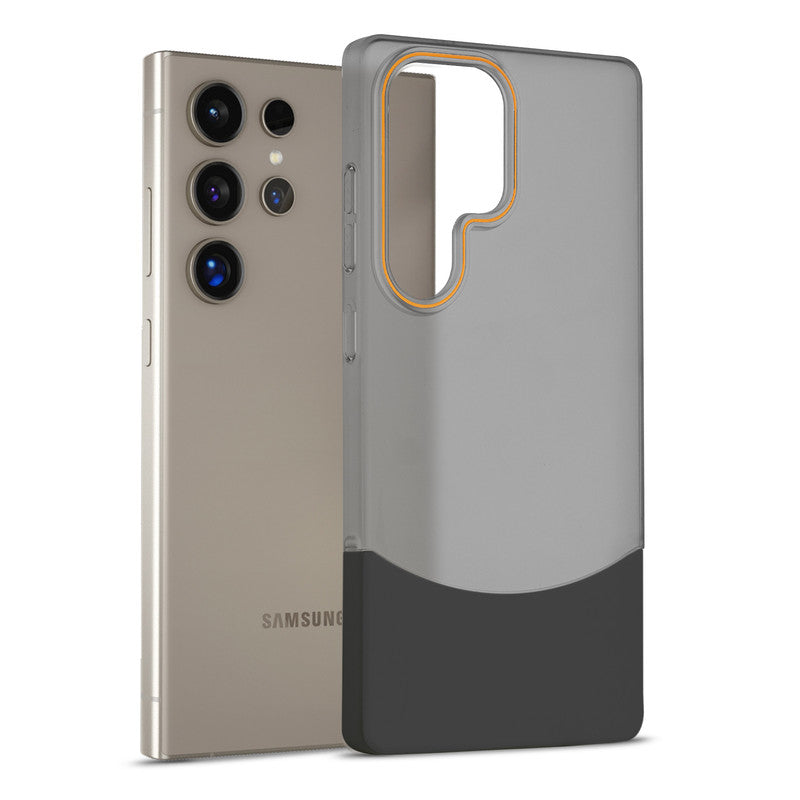 Frosted Case With 2-Cut Interlock For Samsung S24 Ultra 5G
