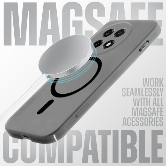 Sleek Frosted Matte Hard Case with MagSafe Support For OnePlus 13R 5G