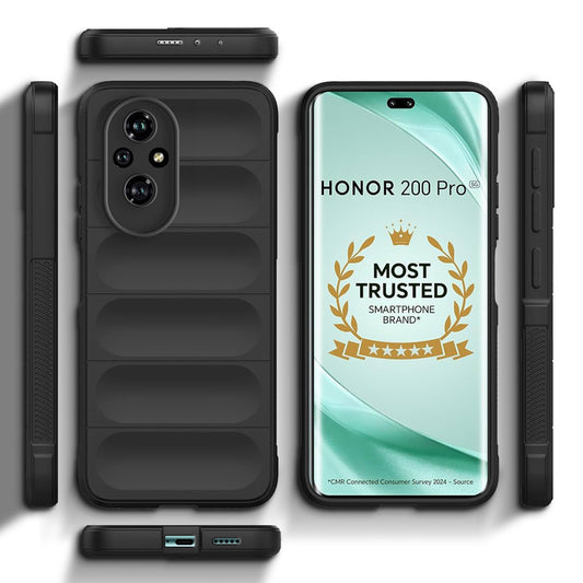 Premium Liquid Silicone Comfort Grip Case for Honor 200 Pro 5G with Soft Touch Matte TPU