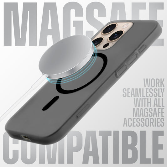 Sleek Frosted Matte Hard Case with MagSafe Support For Apple iPhone 16 Pro