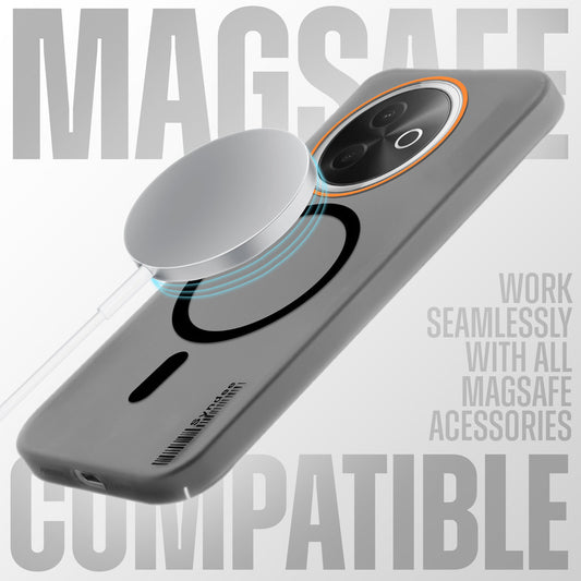 Colorful Frosted Matte MagSafe For Vivo Y39 5G