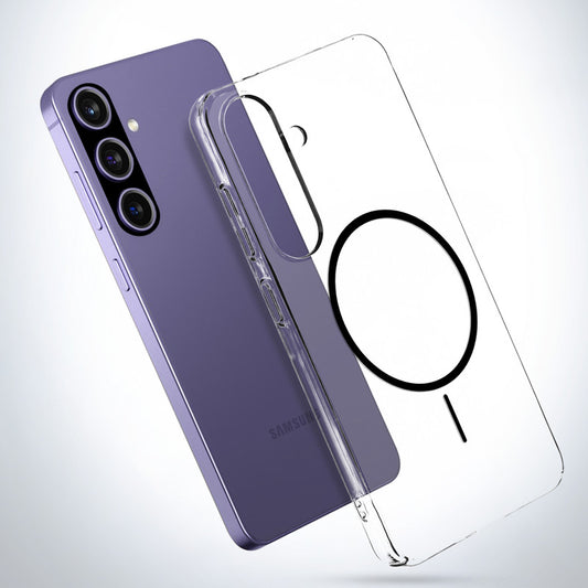 Crystal Clear Transparent Hard Back Anti-Yellowing with MagSafe Compatibility Phone Case For Samsung A56 5G