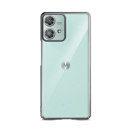 Crystal Clear Premium Shiny Edges Hard Back Case For Motorola Moto Edge 40 Neo 5G