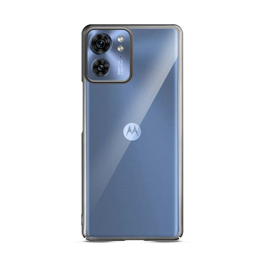 Crystal Clear Premium Shiny Edges Hard Back Case For Motorola Moto Edge 40 5G