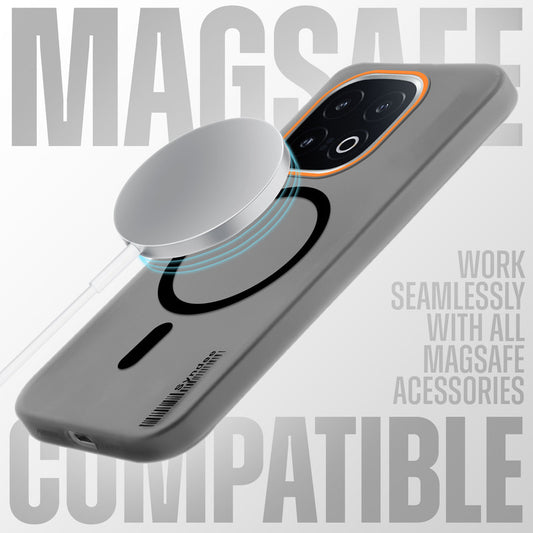 Elegant Colorful Frosted Matte Back With MagSafe Support Back Case For iQOO 13 5G