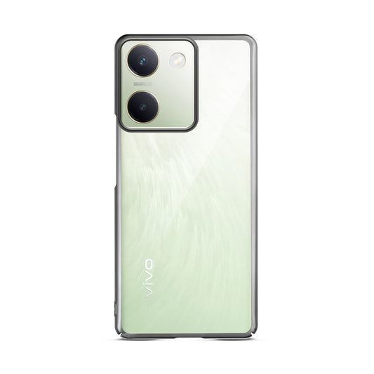 Crystal Clear Premium Shiny colorful Edges Hard Back Case For  Vivo Y200 Pro 5G