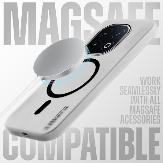 New Elegant Frosted Matte Slim Back With MagSafe Support Back Case For iQOO 13 5G