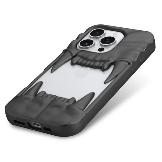 3D Tiger Fang Back Cover for Apple iPhone 16 Pro Max, A Wild and Fearless Vibe