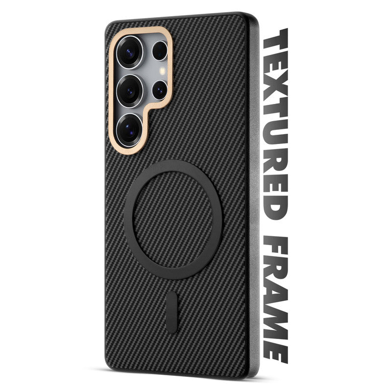 Wireless Charging Support Ready Checks Printed Back Case For Samsung S24 Ultra 5G with Enhanced Grip