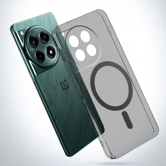 Crystal Clear Hard Back Anti-Yellowing with MagSafe Compatibility Phone Case For OnePlus 12R 5G