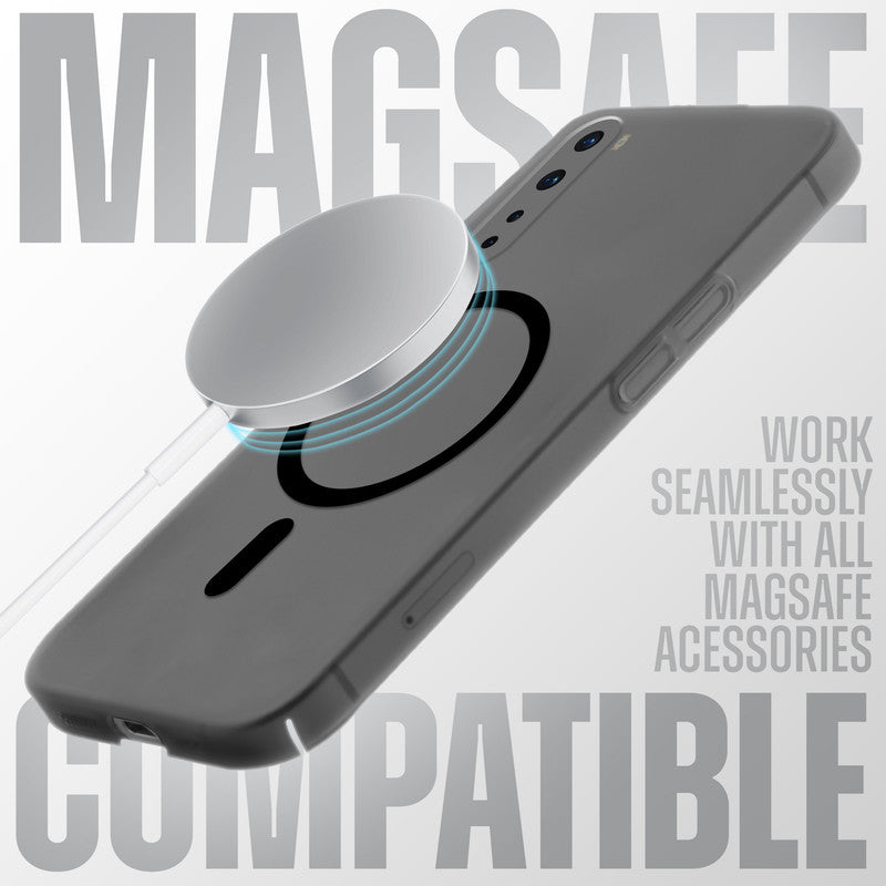 Frosted Slim Wireless Charging Support Case For OnePlus Nord